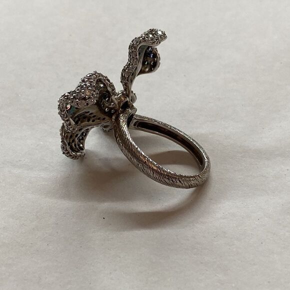 CZ Butterfly Ring - Picture 10 of 16